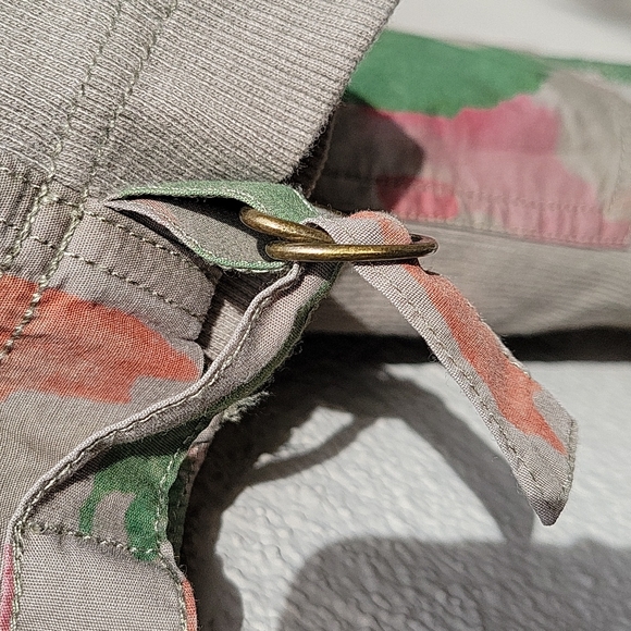 CHICOS ZENERGY LIGHTWEIGHT ZIP CAMO TOP STRETCH SIDES JACKET 12 P - Picture 7 of 10